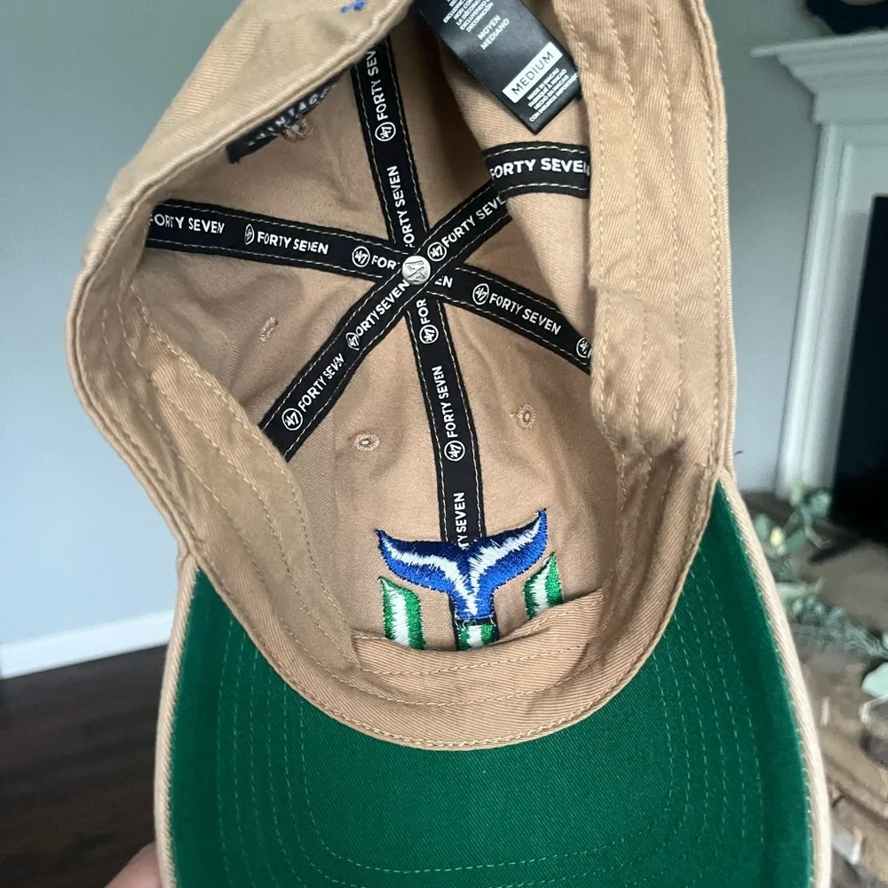 Whalers cap with Blue and Green Logo - Picture 3 of 4